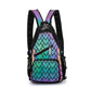 Women's & Men's & Fashion Laser Geometric Reflective Pockets Men's Waist Packs