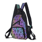 Women's & Men's & Geometric Rhombus Changeable Colorful Luminous Backpacks