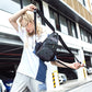 Women's & Men's & Fashion Laser Geometric Reflective Pockets Men's Waist Packs