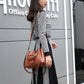 Women's Capacity Easy To Match Retro Oil Shoulder Bags