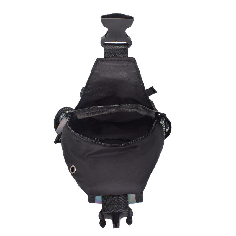 Women's & Men's & Geometric Rhombus Changeable Colorful Luminous Backpacks