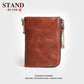 Men's Genuine Leather Korean Fashionable Zipper Hasp Ladies Wallets