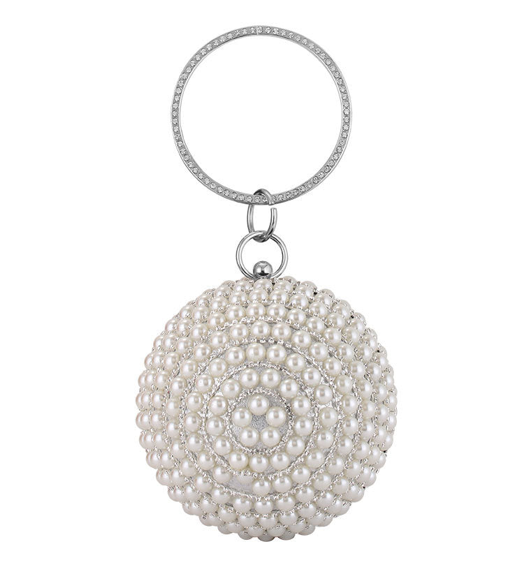 Women's Dinner Rhinestone Banquet Diamond Bracelet Clutch Evening Bags