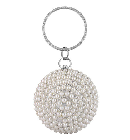 Women's Dinner Rhinestone Banquet Diamond Bracelet Clutch Evening Bags