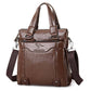 Men's Soft Leather English Kangaroo Business Large Men's Handbags