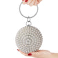 Women's Dinner Rhinestone Banquet Diamond Bracelet Clutch Evening Bags