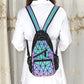 Women's Fashion Trendy High Mini Rhombus Light Backpacks