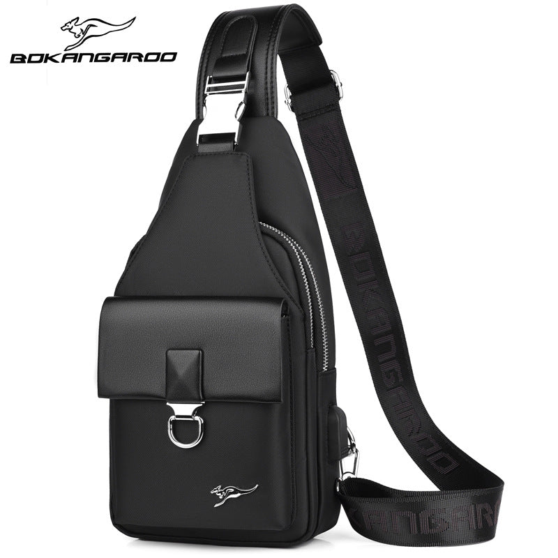 Men's Versatile New Kangaroo Oxford Cloth Men's Chest Bags