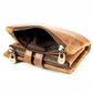 Man Vertical Short Zipper Multifunctional First Men's Wallets