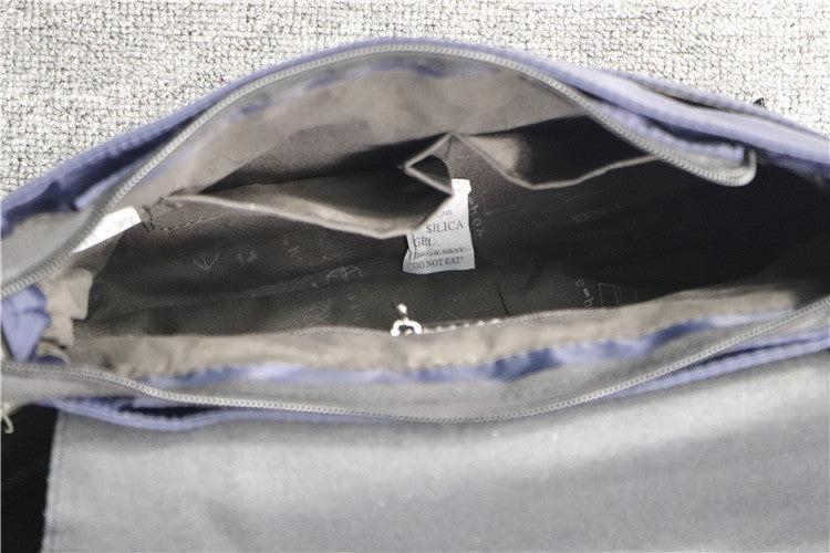 Men's Trendy Oxford Cloth Crazy Horse Leather Men's Shoulder Bags