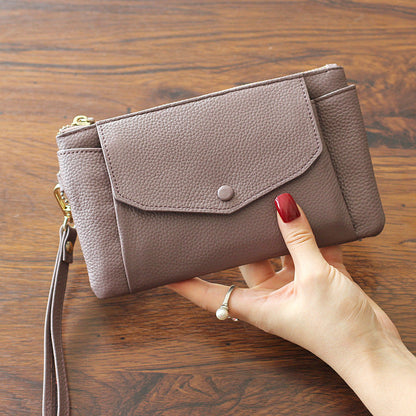 Women's Versatile Large Capacity Leather Korean Fashion Handbags
