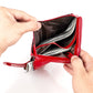 Men's Double Zipper Genuine Leather Retro Cowhide Men's Wallets