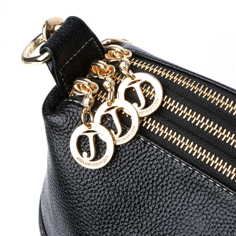 Women's Summer Fashion Simple Soft Leather Portable Crossbody Bags