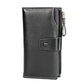 Women's Top Layer Leather Long Korean Style Oil Wax Cowhide Ladies Wallets
