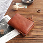 Men's Genuine Leather Korean Fashionable Zipper Hasp Ladies Wallets