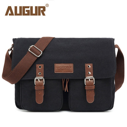 Popular Elegant Men's Canvas Retro Unisex Men's Messenger Bags