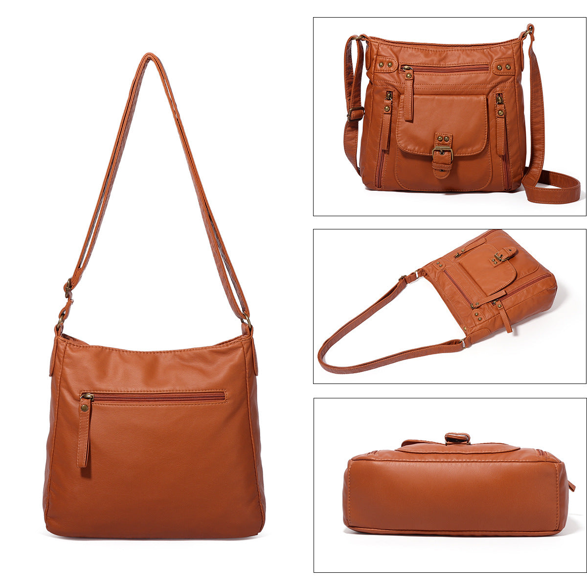 Women's Fashion Vertical One Design Wash Trend Bags