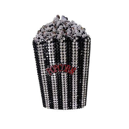 Women's Clutch Popcorn Diamond Banquet Hollow Evening Bags