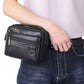 Men's Mini Cow Leather Mobile Korean Men's Waist Packs