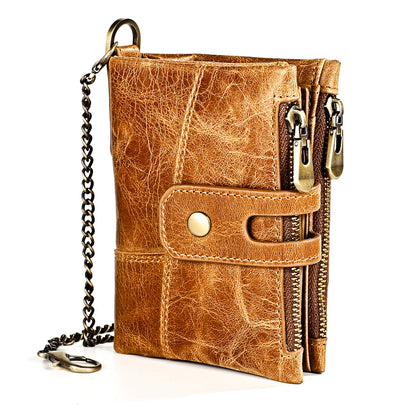 Men's With Iron Chain American Gold Clip Men's Wallets