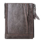 Women's Fashion Leather Double Zipper Multiple Slots Ladies Wallets