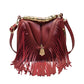 Women's Popular Music Festival Large Tassel Crossbody Bags