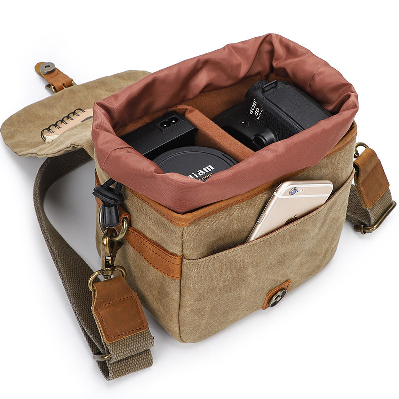 S. C. Cotton Canvas Sony Waterproof Bags