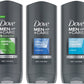 Dove Men + Care Body and Face Wash Variety 3 Flavors - Clean Comfort Cool Fresh and Minerals + Sage - 13.5 Oz (400ml) Total: 40.5 Ounce