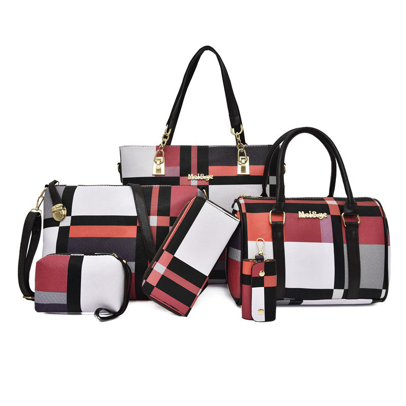 Women's Fashion Set Large Capacity Portable Mother Bags