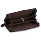 Women's Long Rhombus Zipper Fashion Clutch Leather Ladies Wallets