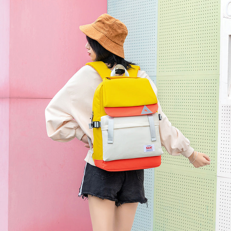 Women's & Men's & Korean Style Fashionable Waterproof Oxford Backpacks