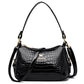 Women's Patent Leather Fashion Elegant Mother Soft Crossbody Bags