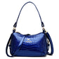 Women's Patent Leather Fashion Elegant Mother Soft Crossbody Bags