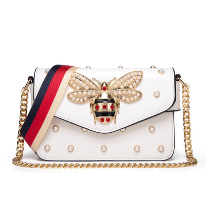 Women's Korean Simple Versatile With Bee Pattern Crossbody Bags