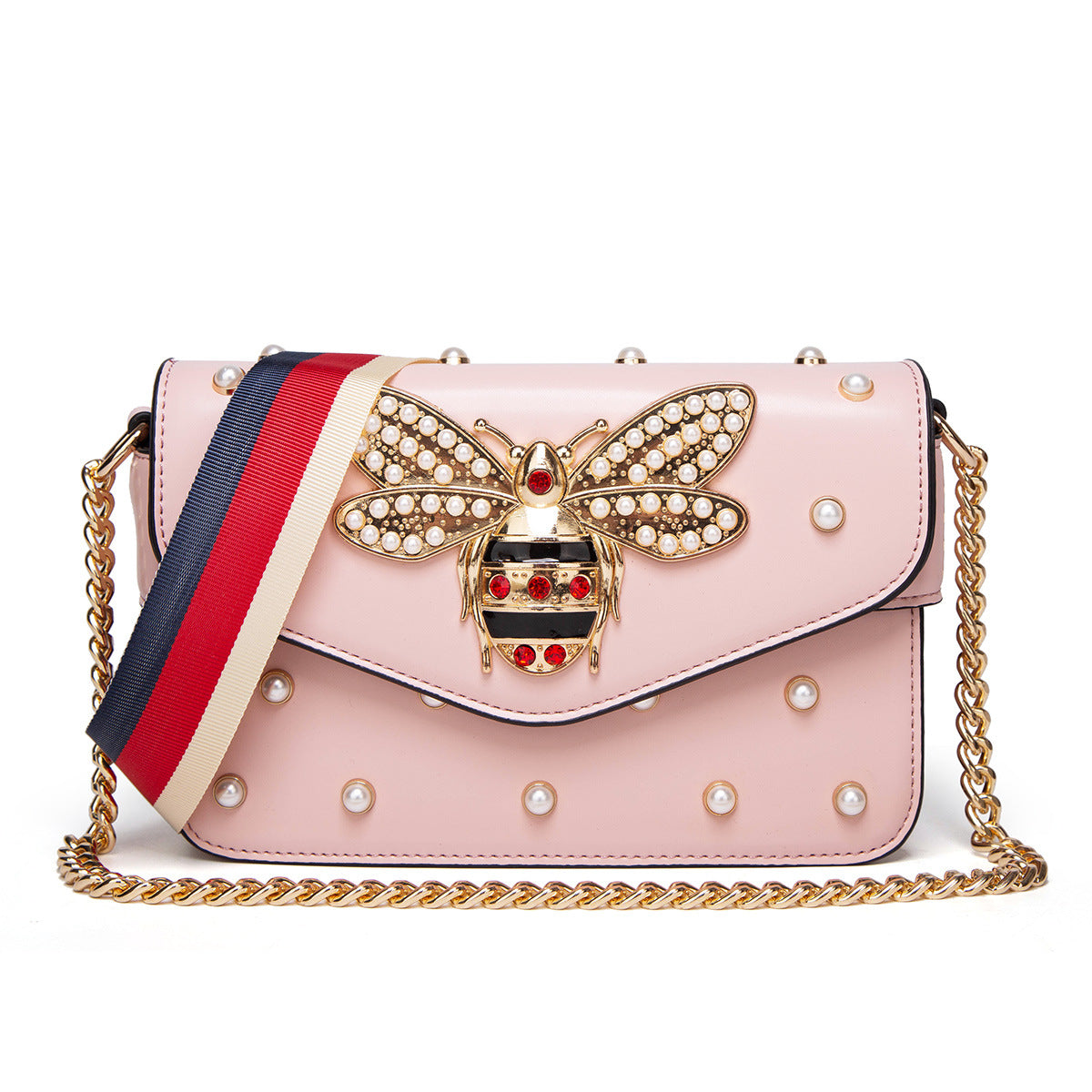 Women's Korean Simple Versatile With Bee Pattern Crossbody Bags