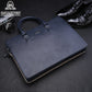 Men's Commuter Cross Section Computer Genuine Leather Men's Handbags