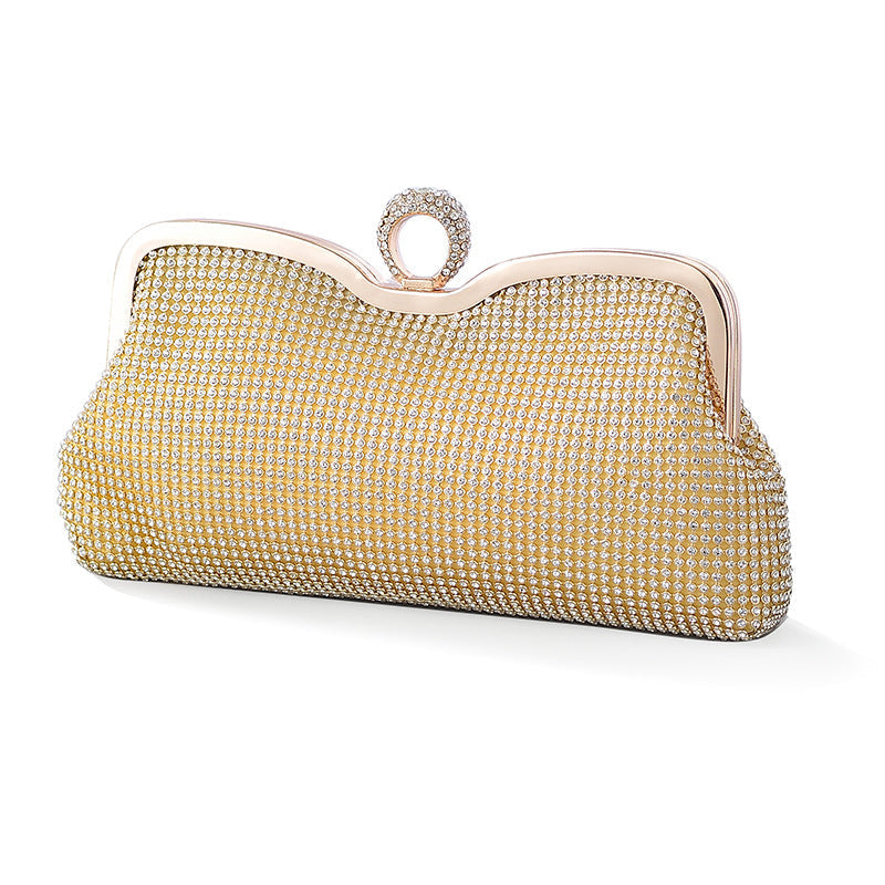 Women's Exquisite Rhinestone Clutch Dress Garment Banquet Handbags