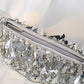 Women's Vintage Sier Handmade Sequin Dinner Korean Handbags