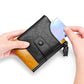 Men's Zip Genuine Leather Leisure Stitching First Men's Wallets
