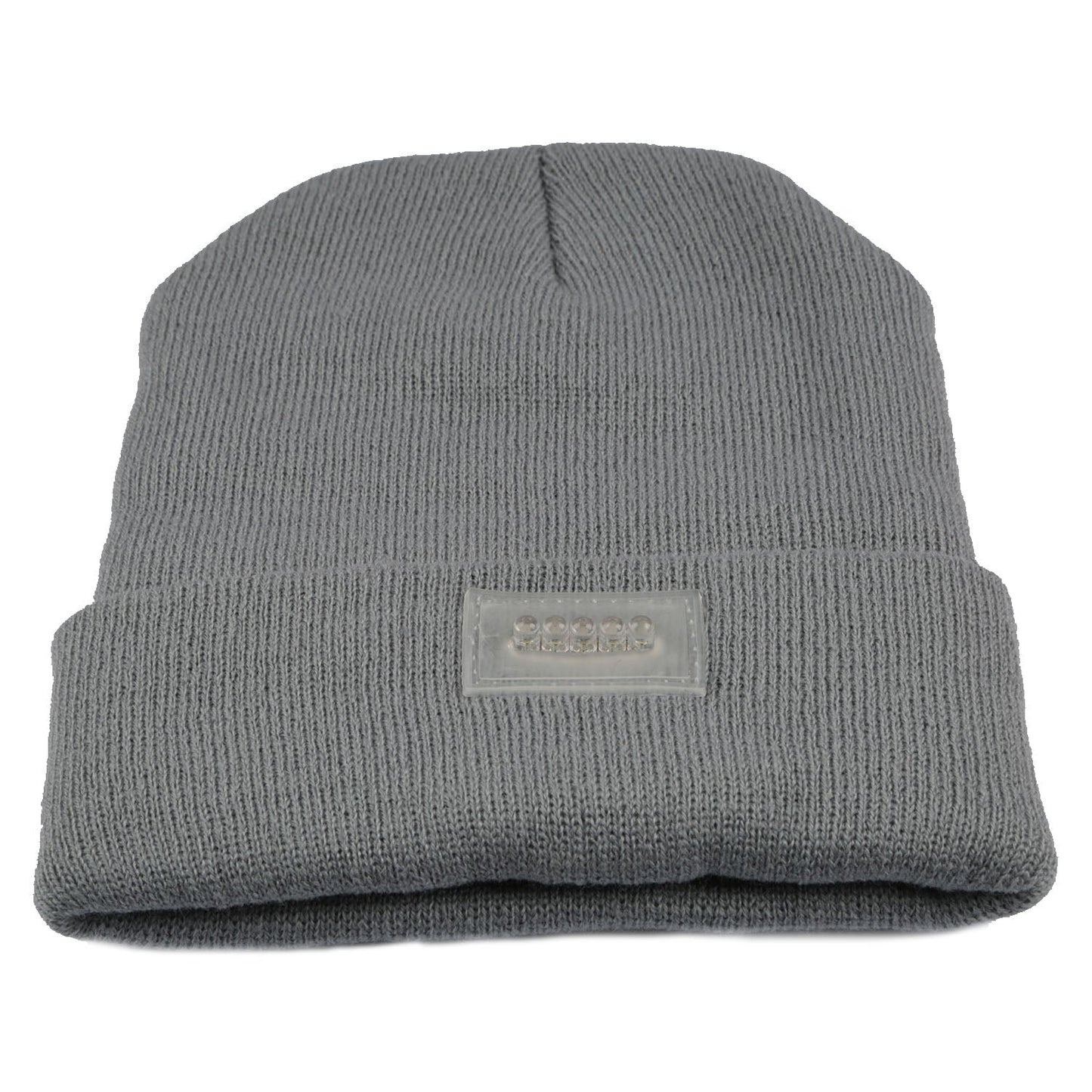 Unisex 5 LED Knitted Beanie Winter Warm Hat Camping Jogging Running Cap Headlamp
