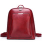 Women's Soft Leather Korean Fashion Retro Shaped Backpacks