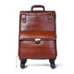 Leather Carry-On Trolly Bag