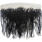 Frontal de cabello humano rizado afro 13x4 con encaje HD