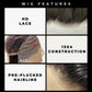 Peluca de cabello humano Deep Wave de encaje frontal HD 13x4