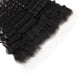 Frontal de cabello humano Deep Wave de encaje transparente de 13x4