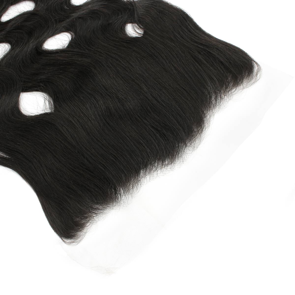 Frontal de encaje HD 13x6 de cabello humano con ondas corporales