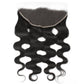 Frontal de encaje HD 13x6 de cabello humano con ondas corporales