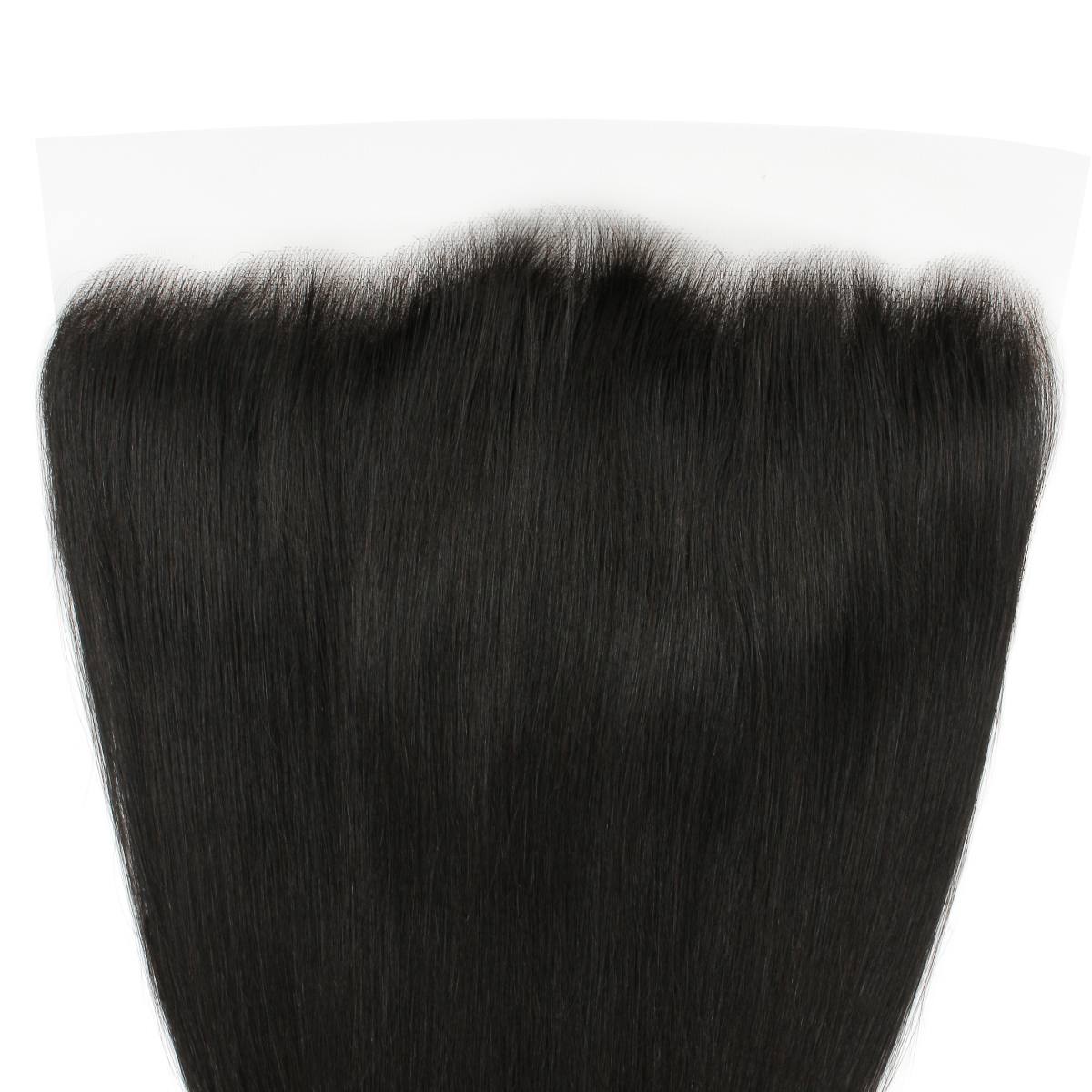 Frontal de cabello humano liso de encaje HD 13x6