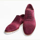 C Collection Suede Oxford - Burgundy