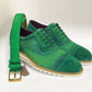 C Collection Suede Oxford - Green